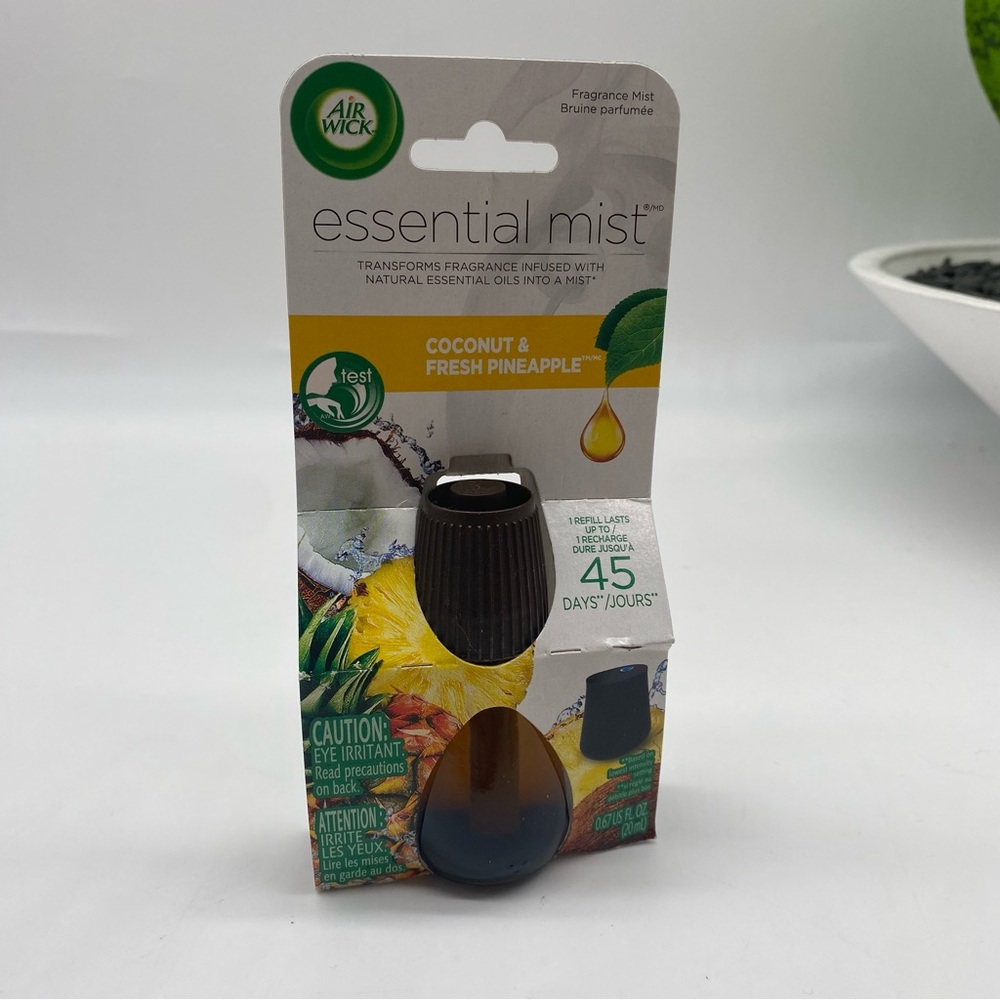 AIR WICK Essential Mist Refill Coconut & Pineapple, Air Freshener fragrance mist